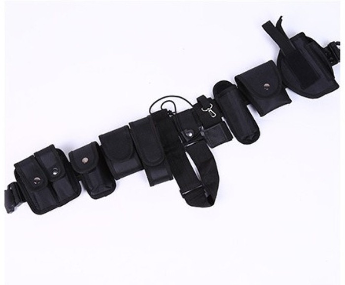 Armed Belt Security Tactical Equipment 10 Piece Set Waist Band